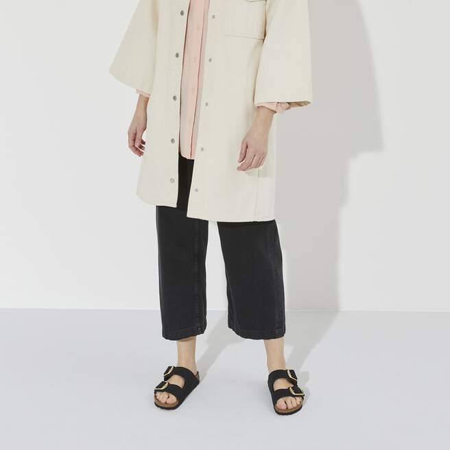 W Arizona Big Buckle Black Nubuck 1023239