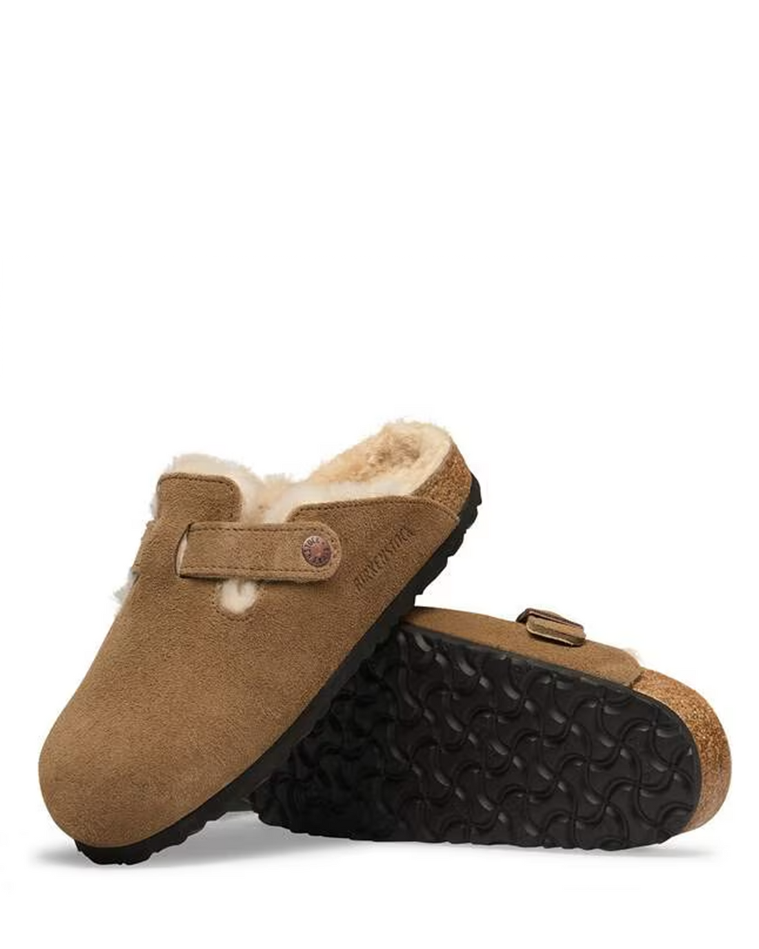 M Boston Shearling Dark Tea Suede/Leather 1032440