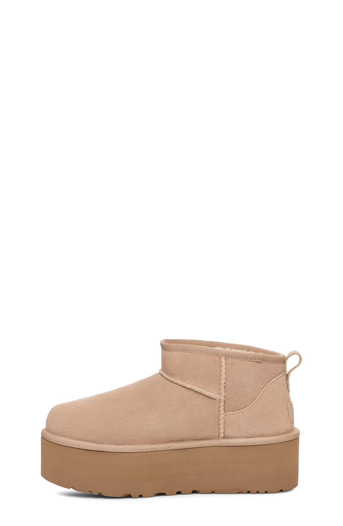 W Classic Ultra Mini Platform Sand Suede