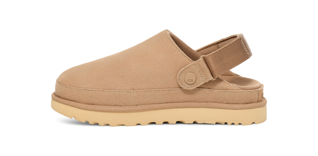 W Goldenstar Clog Sand Suede