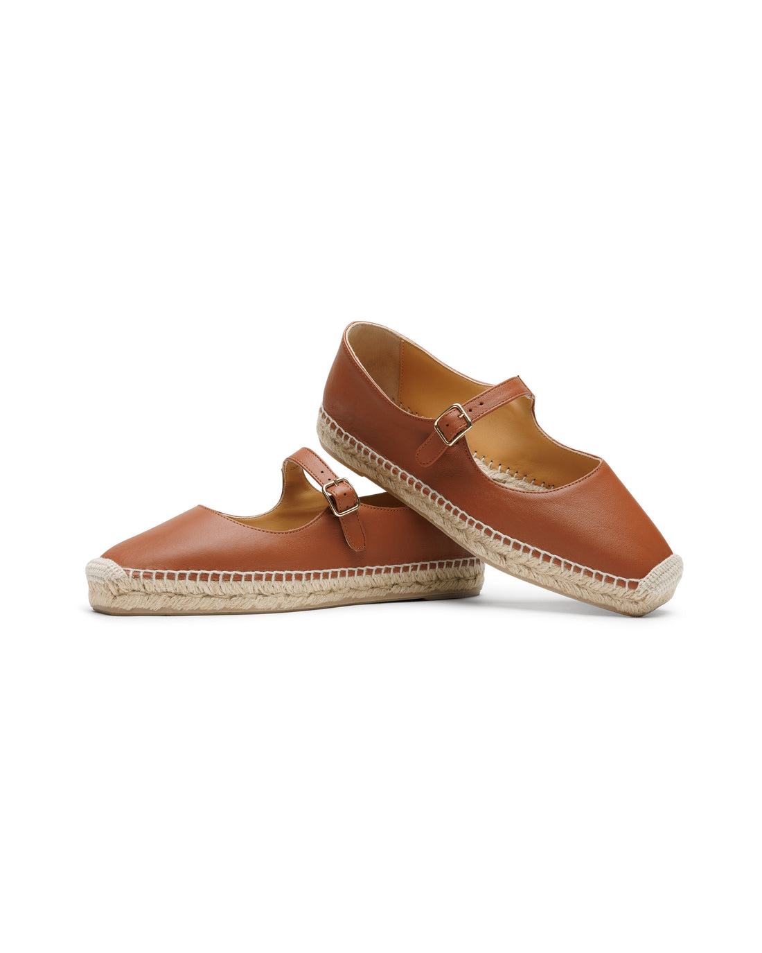 Pepa Mary Jane Cuero Espadrille