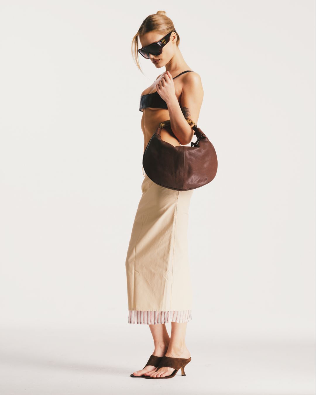 Mercer Brown Suede