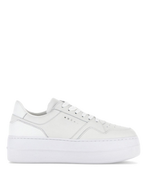 W Platform Sneaker White Leather