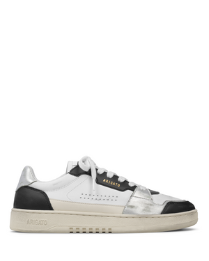W Dice Lo Sneaker Distressed White/Black Leather/Suede