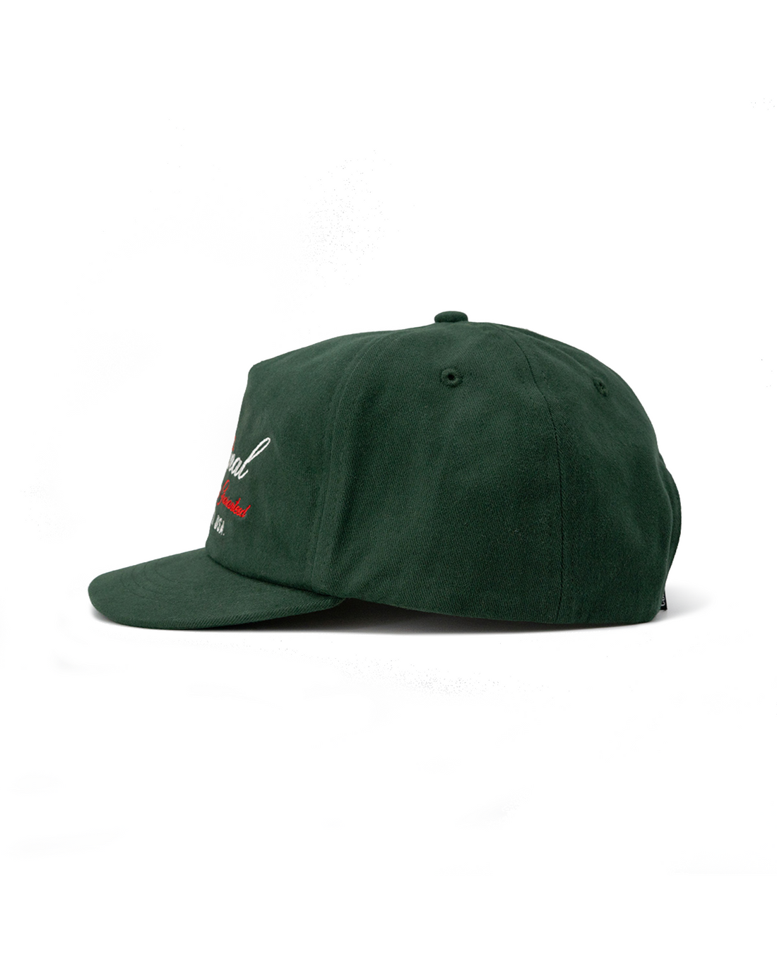 Communal MFG Co Short Brim Hat Hunter Green
