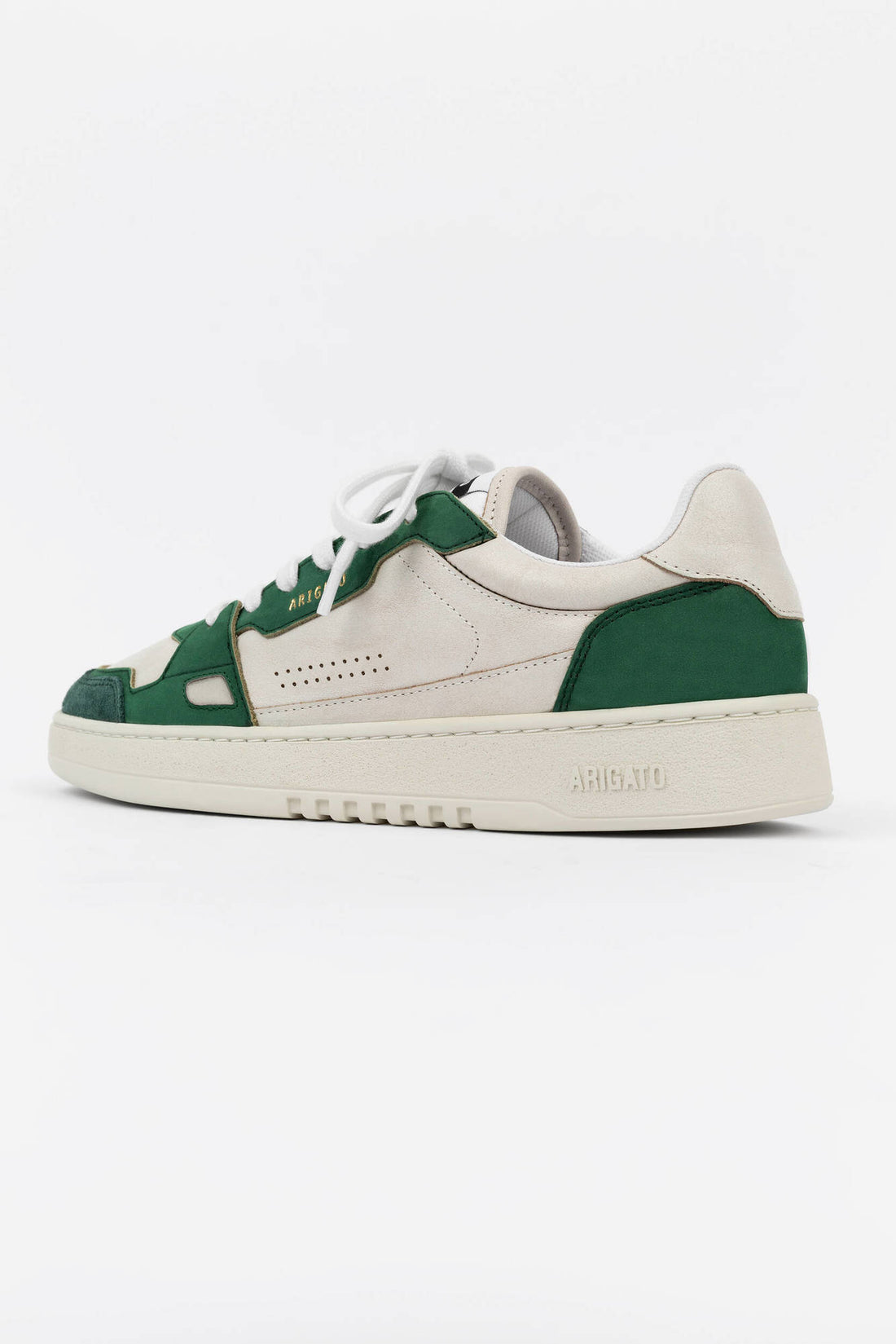 Dice Lo Sneaker White/Green Leather/Suede