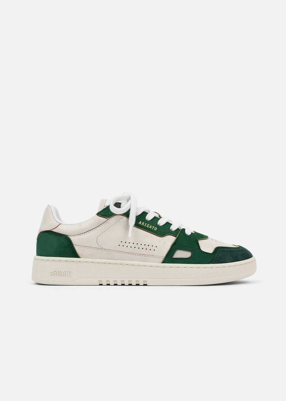 Dice Lo Sneaker White/Green Leather/Suede