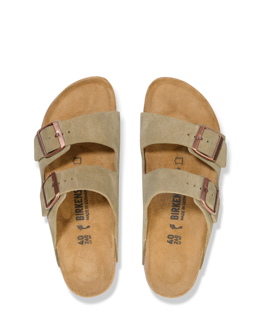 W Arizona Taupe Suede 51461