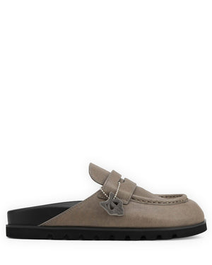 Cord Grey Tumble Leather