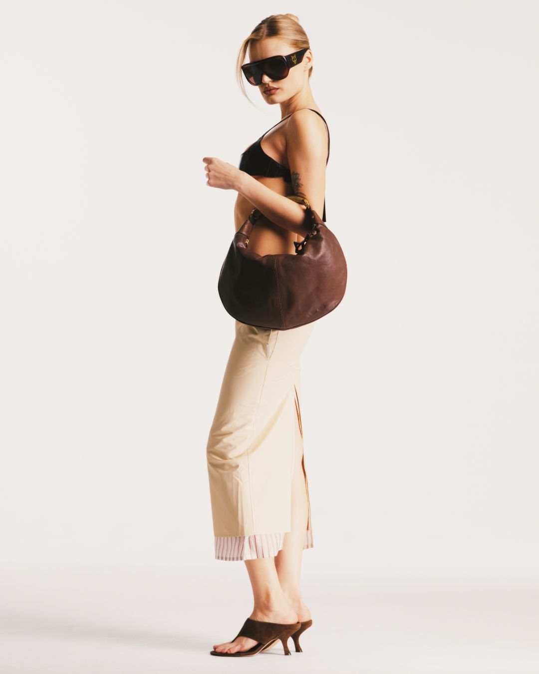 Mercer Brown Suede
