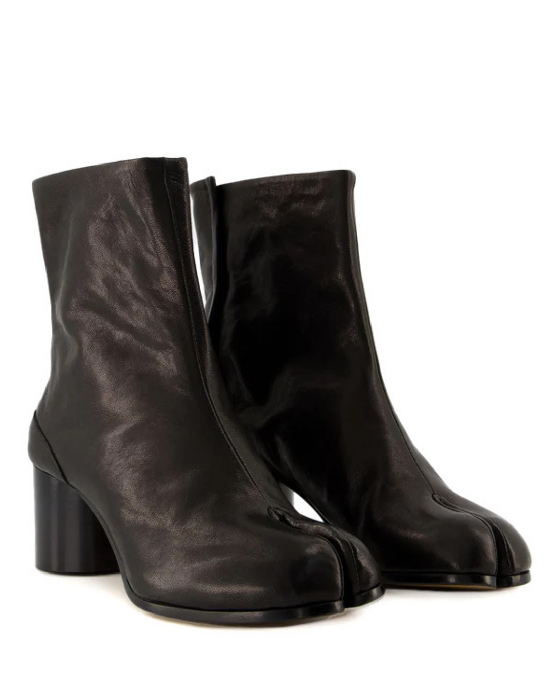 Tabi Ankle Boots H60 Black Calf Leather