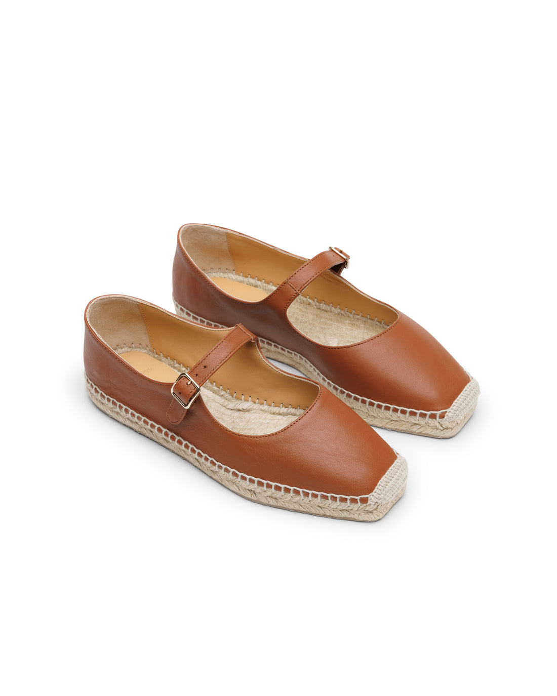 Pepa Mary Jane Cuero Espadrille