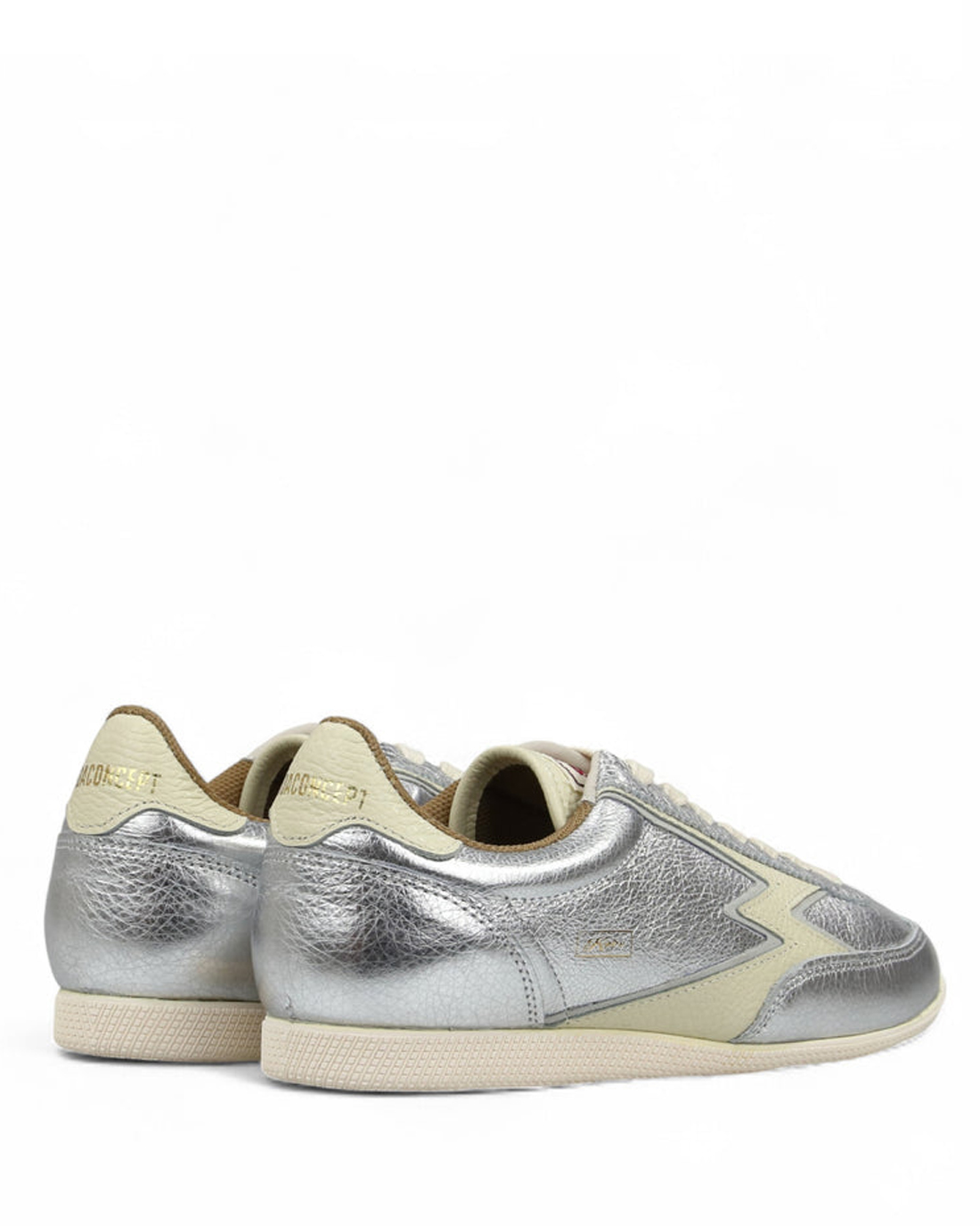 W Kobe Silver Leather Off White Details KO007