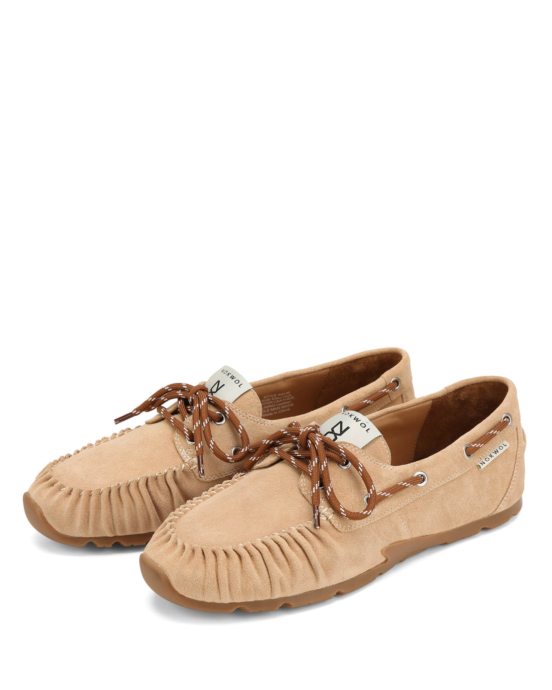 Aki-M Beige Suede