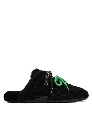 Antalope Mule Black Suede