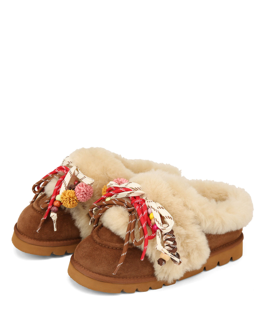 April Tan Hairy Suede
