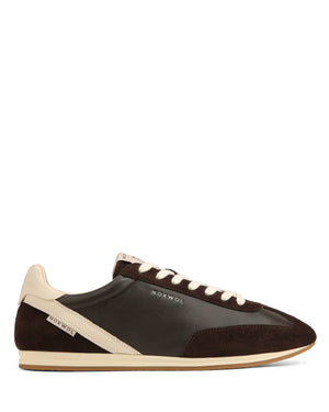 Ari-M Brown/Off White Suede/Leather