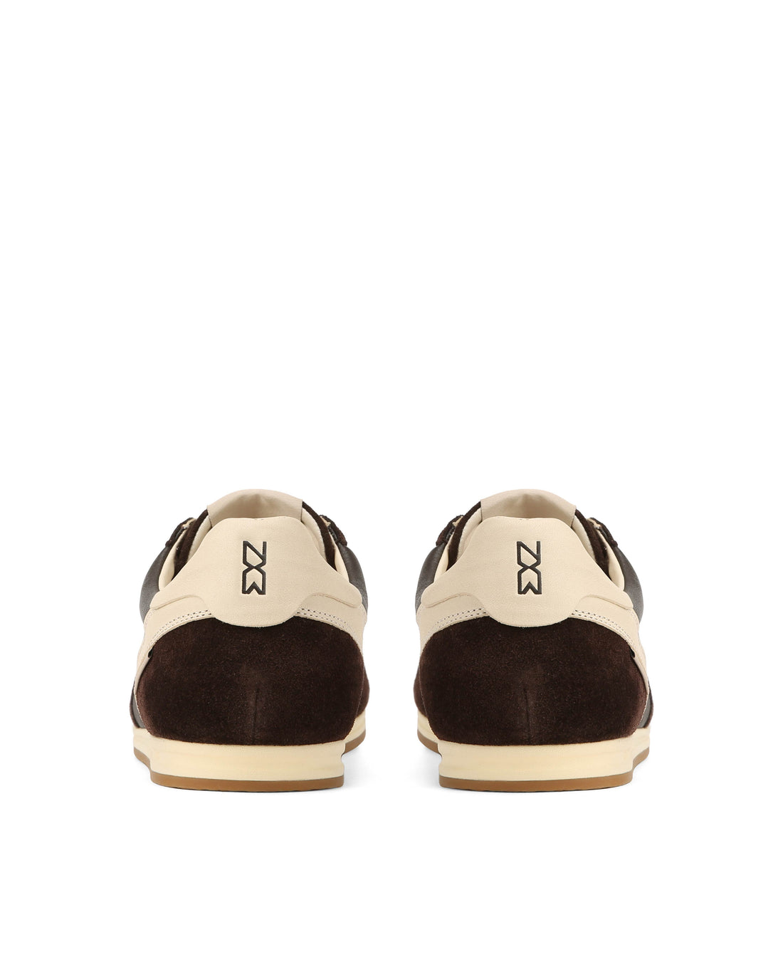 Ari-M Brown/Off White Suede/Leather