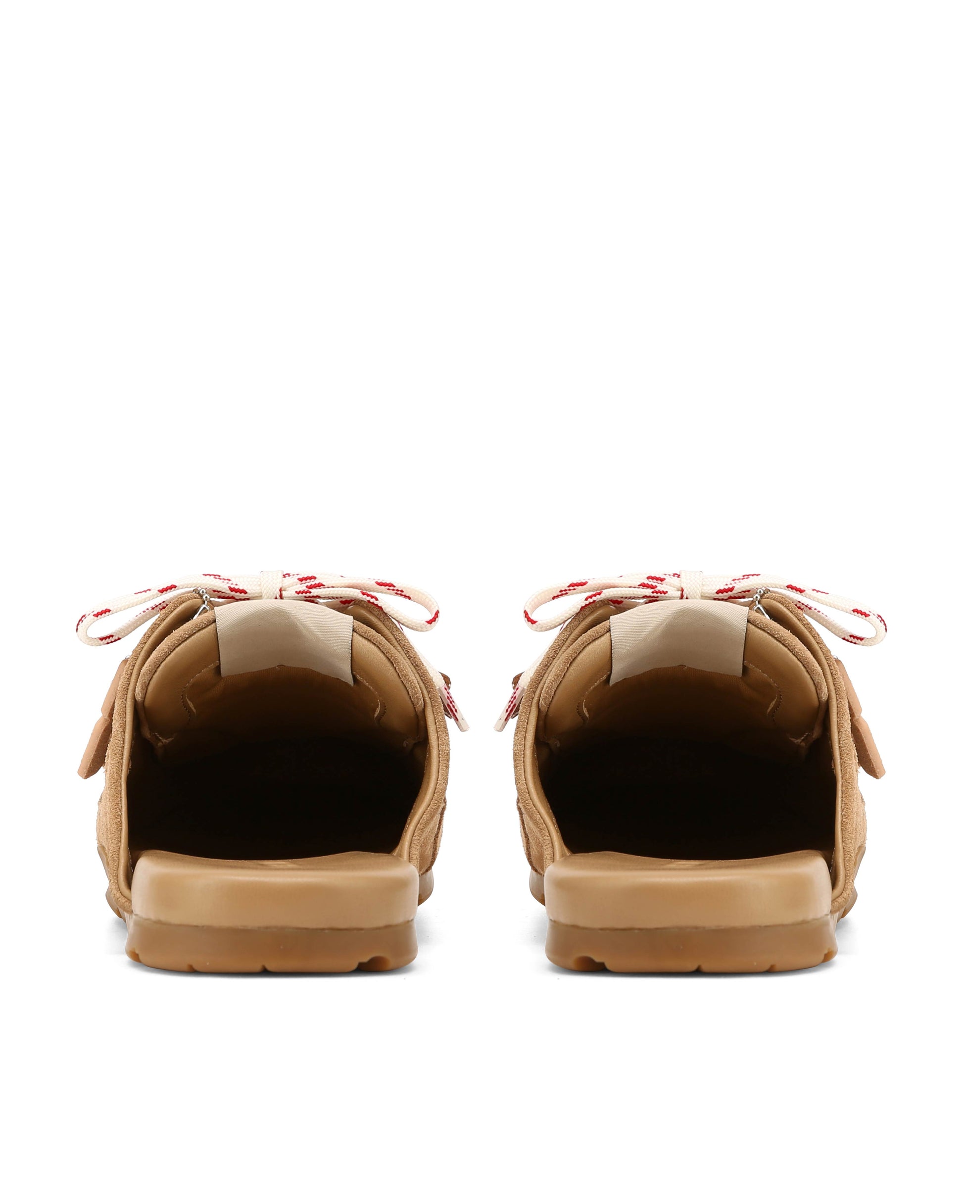 Atlas Slide-M Sandstone Suede Mules - back view