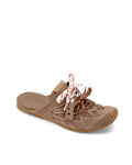 Atlas Slide Mushroom Suede - angled view
