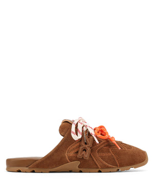 Atlas Slide Tan Suede