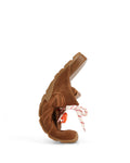 Atlas Slide Tan Suede Mules - angled view