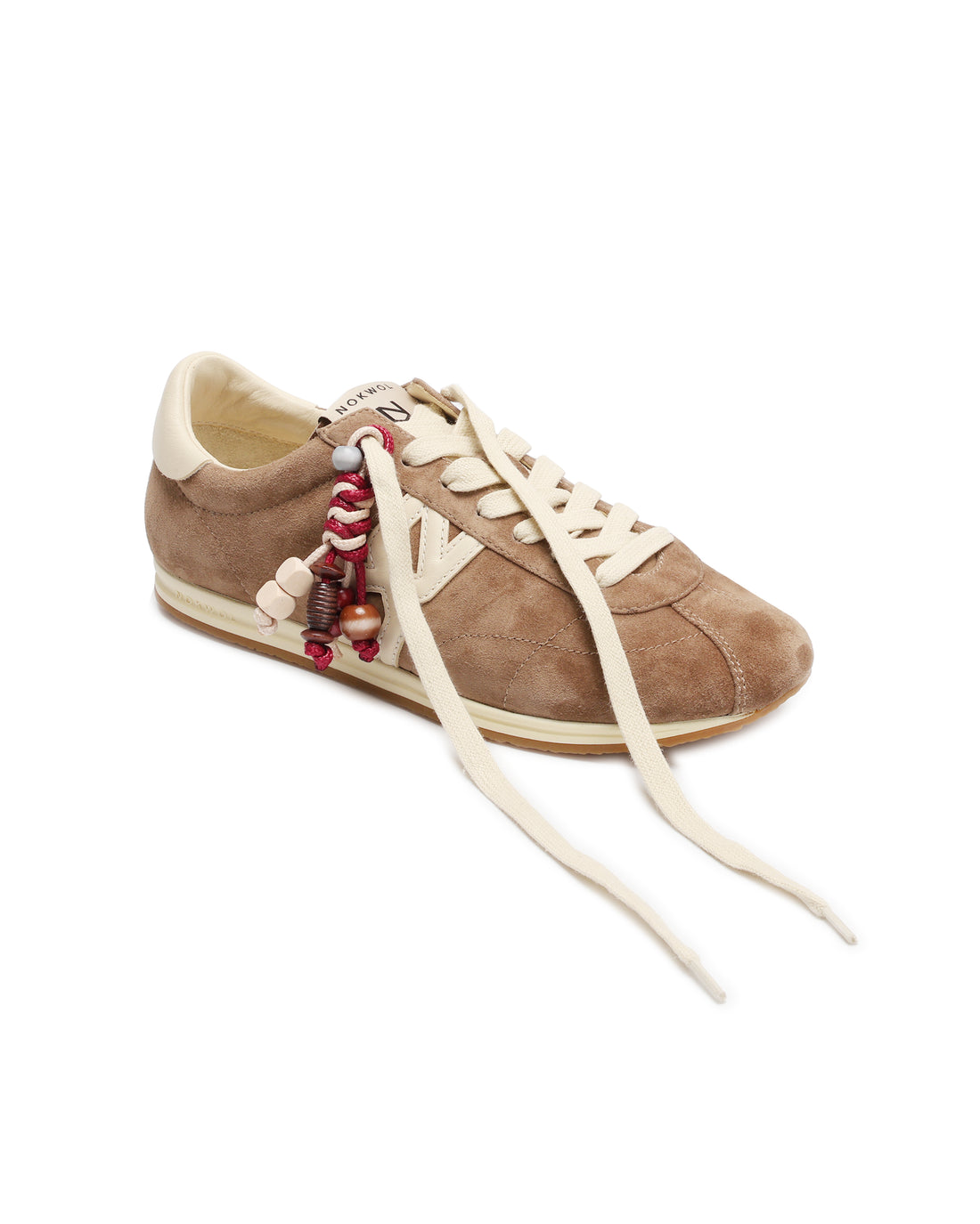 Avenue Mushroom/Off White Suede/Leather