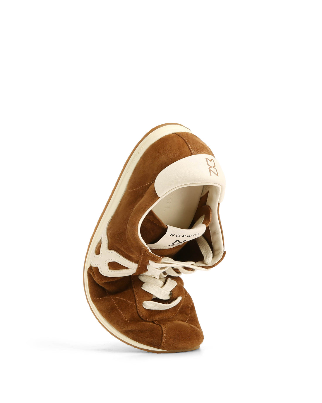 Avenue Tan/Off White Suede/Leather