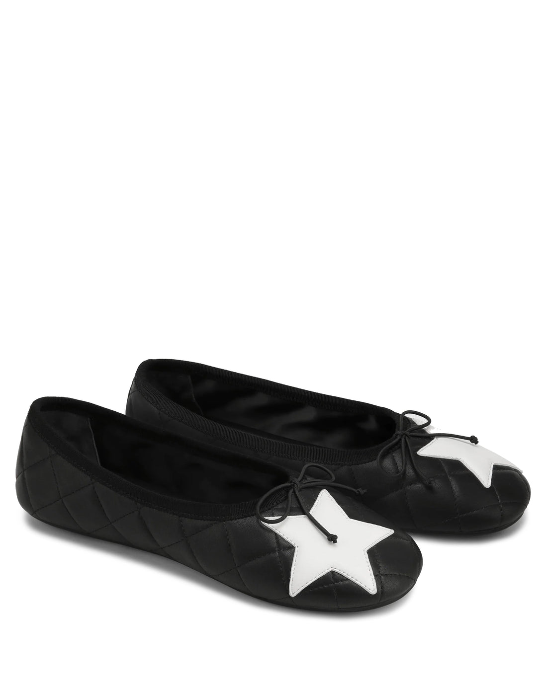 Bedford Black/White Leather