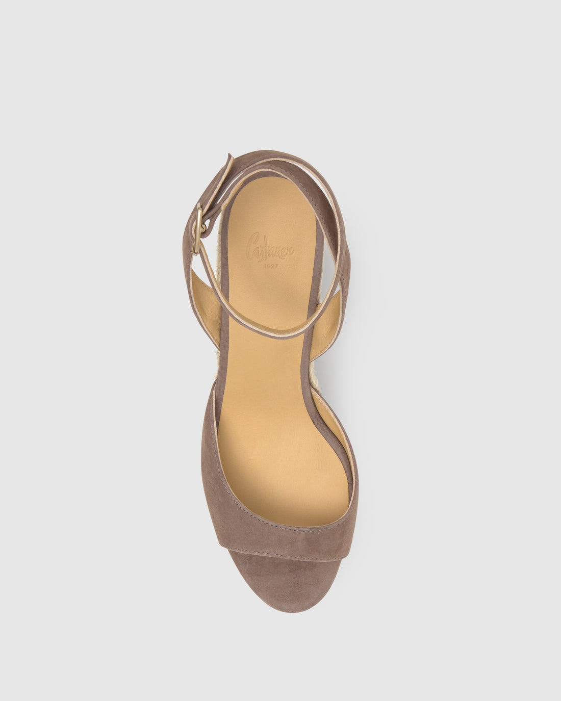 Brook 8ED Taupe Wedge Espadrille