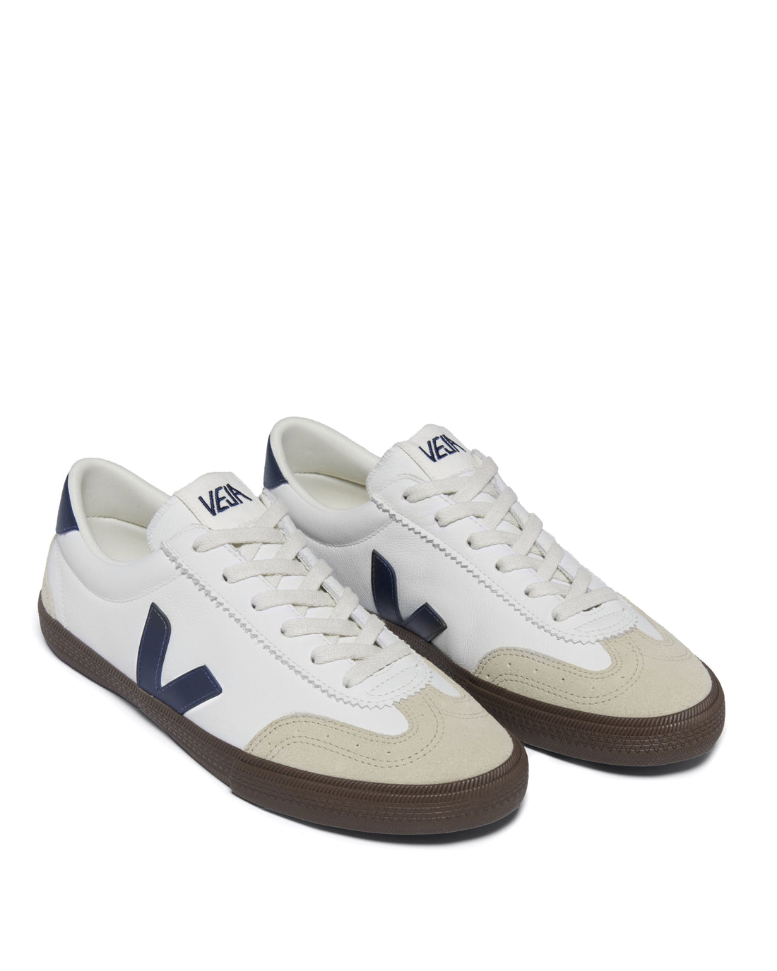 W Volley White/Nautico/Bark O.T. Leather