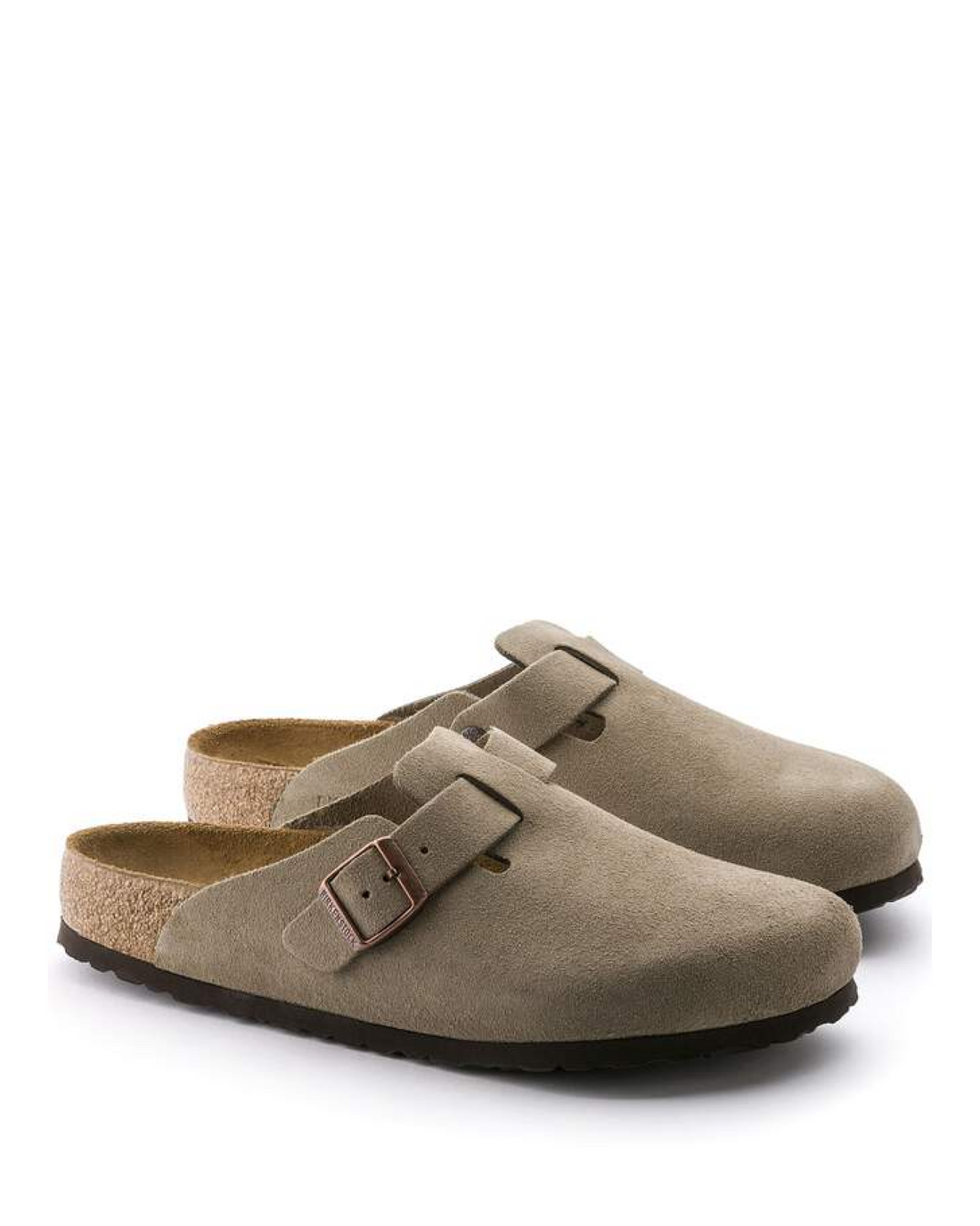 M Boston Taupe Suede 60461