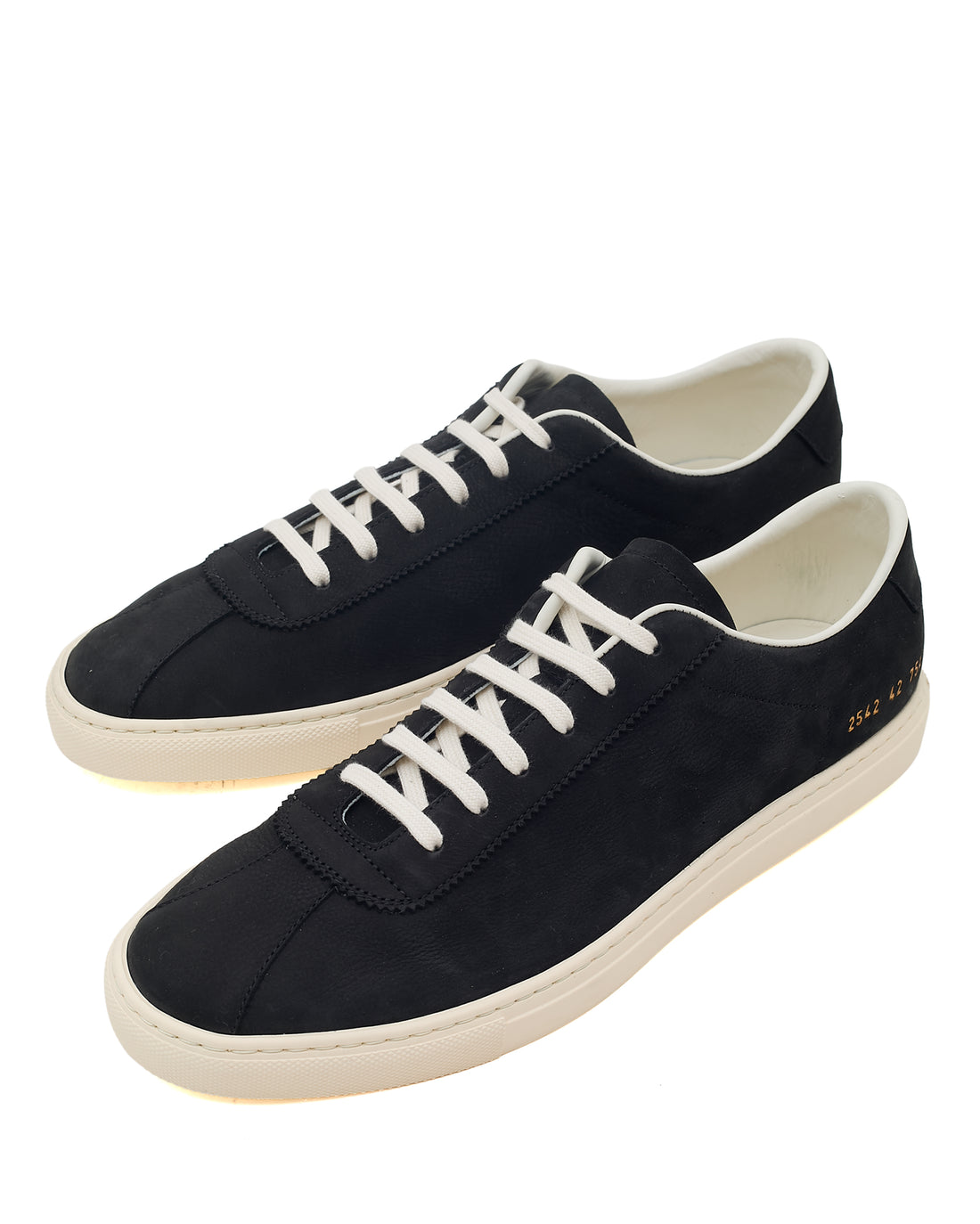 Achilles Slim Premium in Off Black Suede 2576 0514