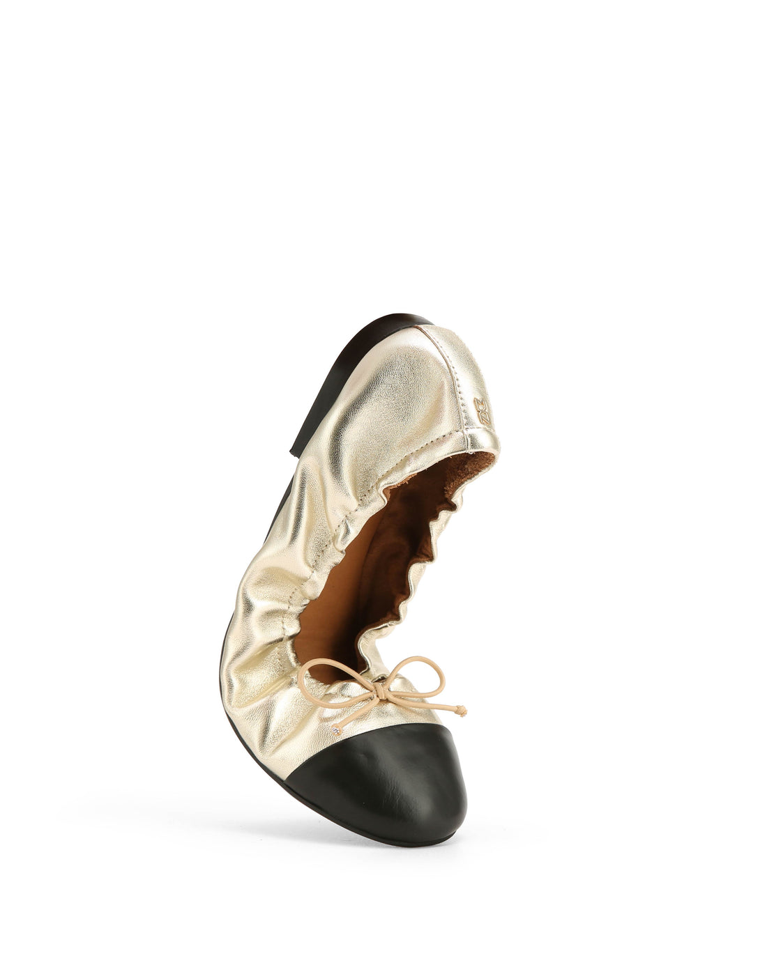 Cambria Soft Gold Leather/Black Toe