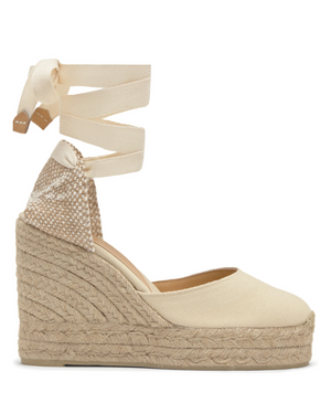 Carina 8ED Ivory Wedge Espadrille