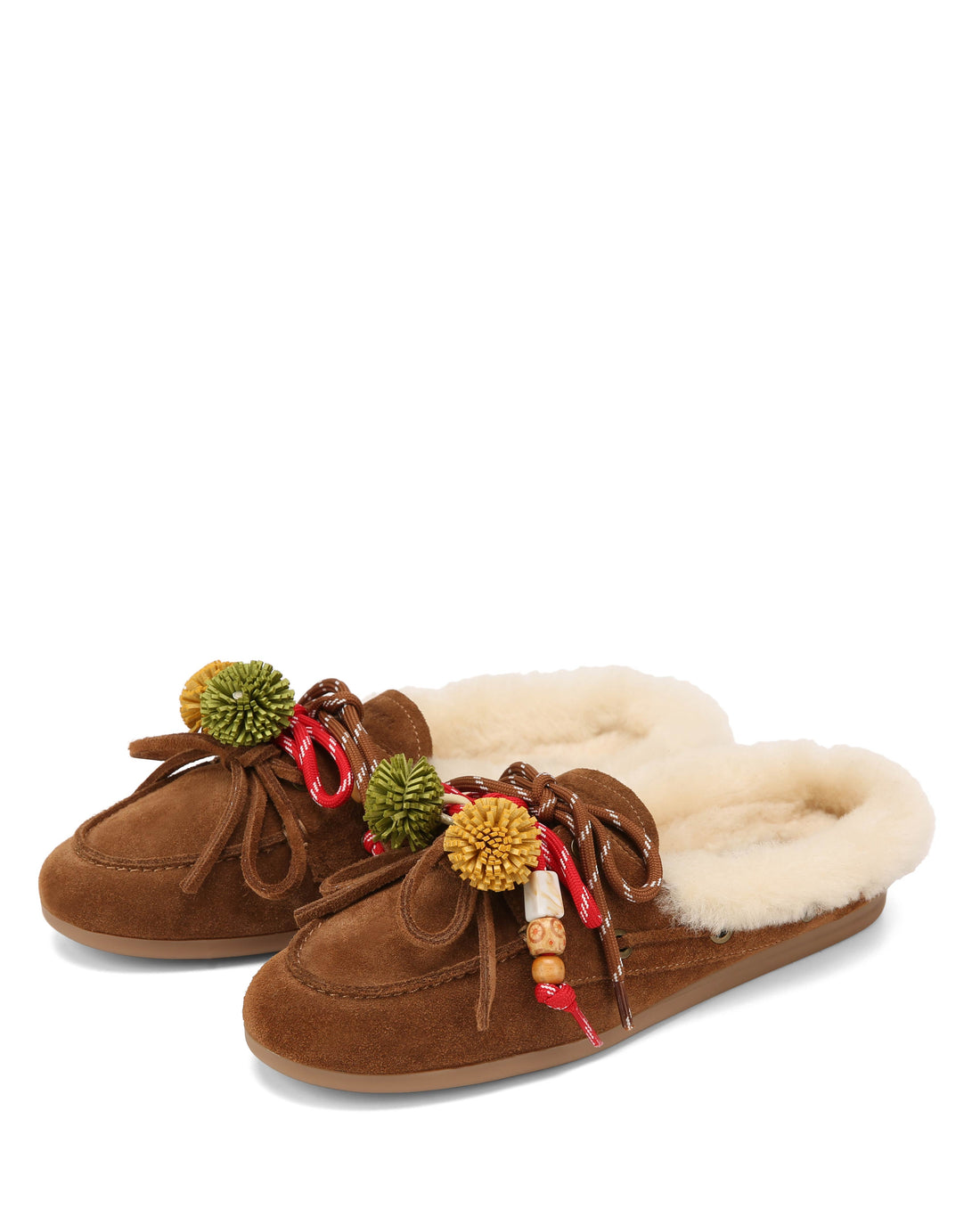Coco Fur Tan Suede