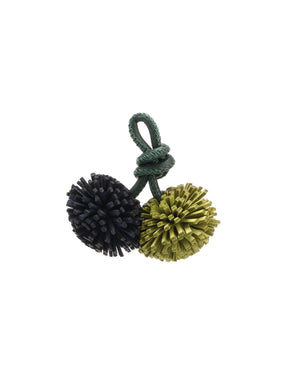 Pretty Pompom Navy/Green