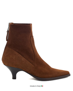 E4171 Brown Cigar Boot Suede