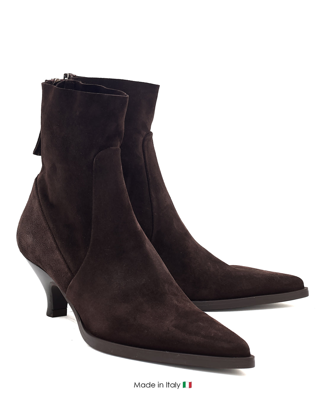 E4171 Dark Brown Boot Suede