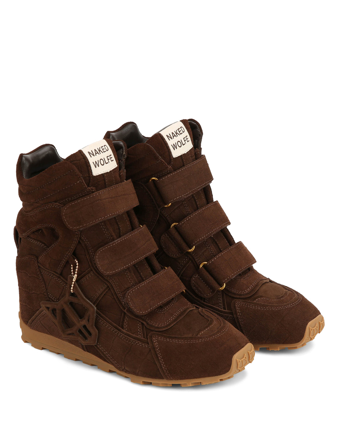 Element Brown Croc Suede