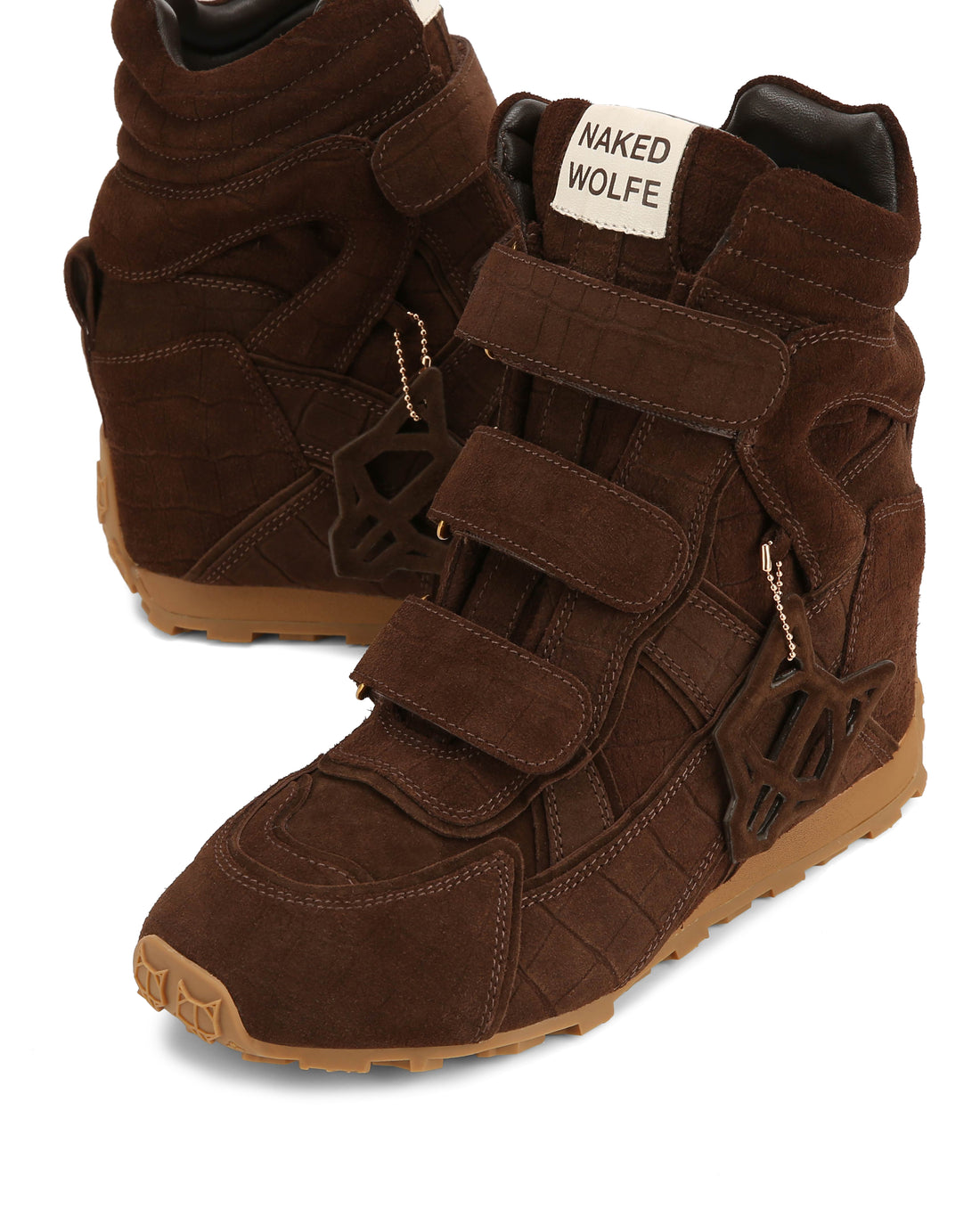 Element Brown Croc Suede