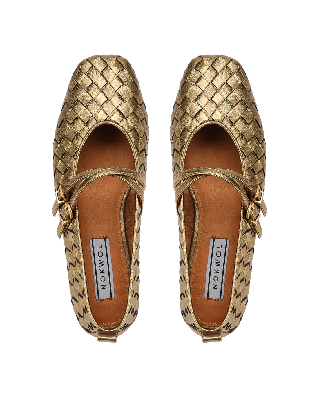 Essa Gold Crinkle Closed Weave