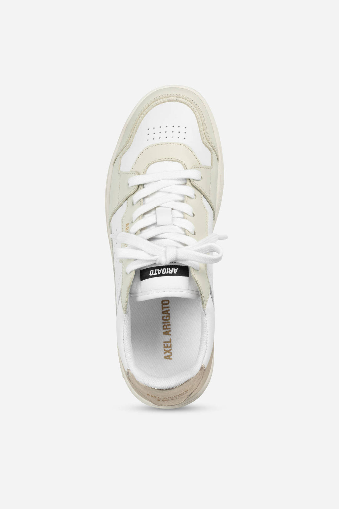 Dice Lo Sneaker White/Gold Leather/Suede