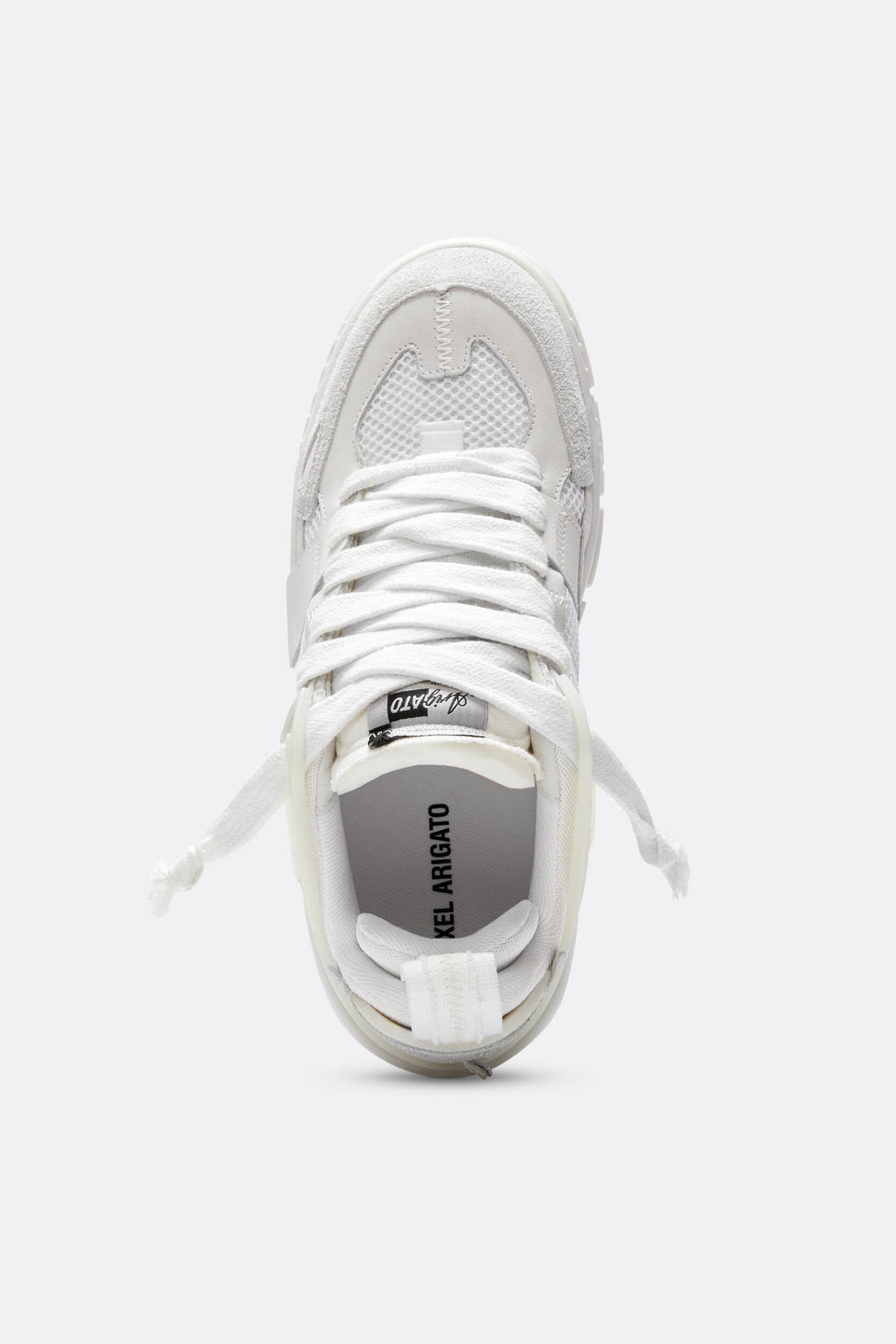 M Area Patchwork White/White Leather/Suede/Mesh