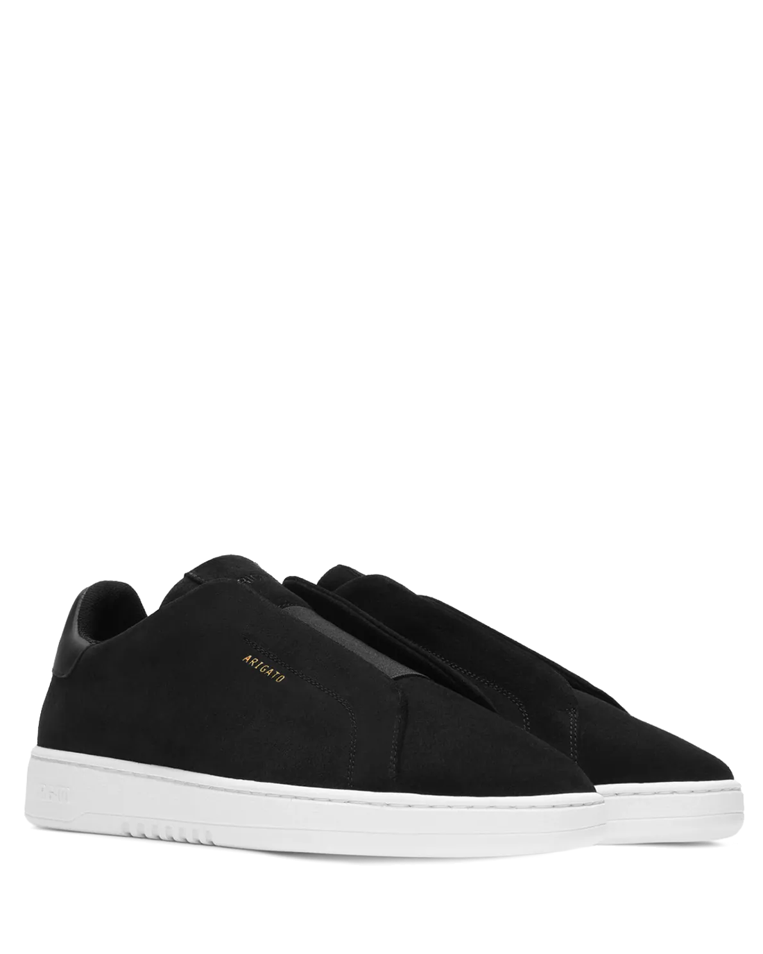 M Dice Laceless Black/White Suede