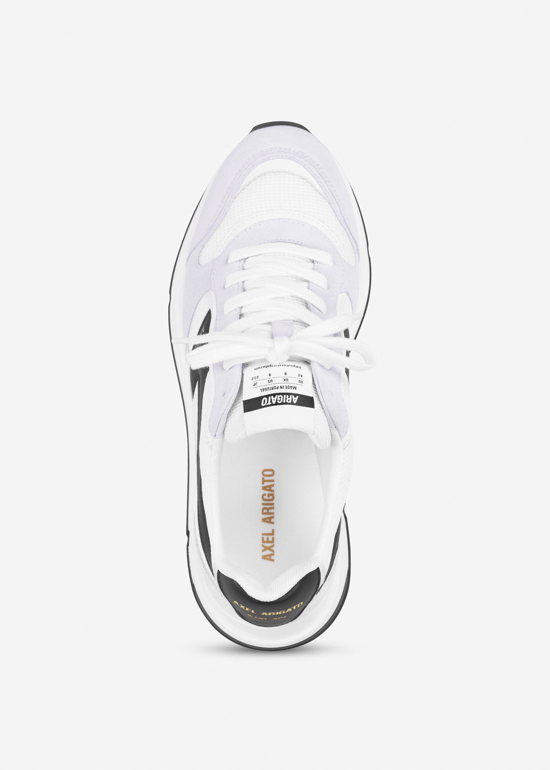 Rush-A Sneaker White/Black Suede/Leather/Mesh