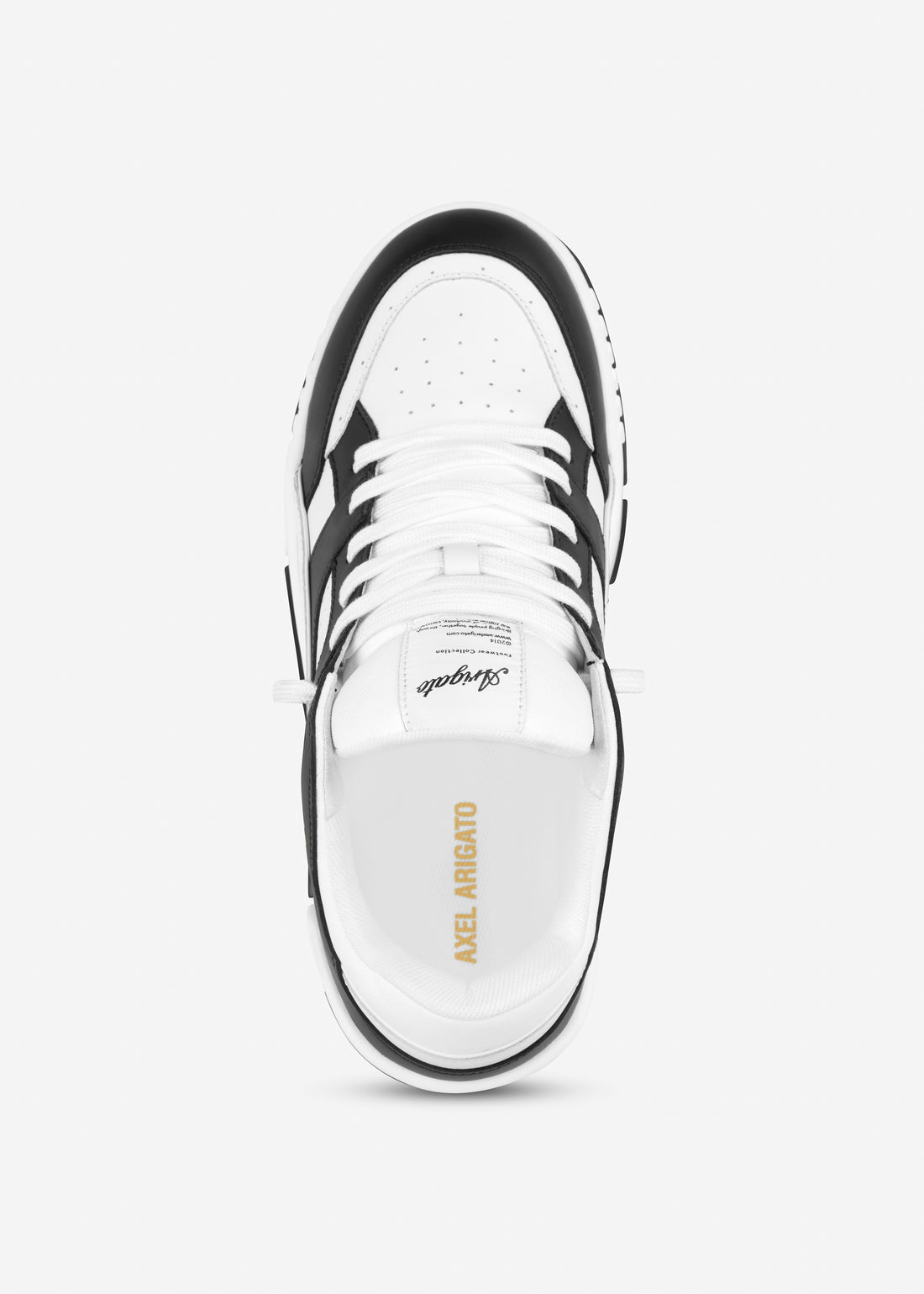 Area Lo Sneaker White/Black Leather