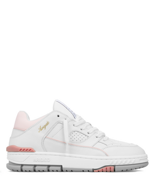 W Area Lo Sneaker White/Pink Leather