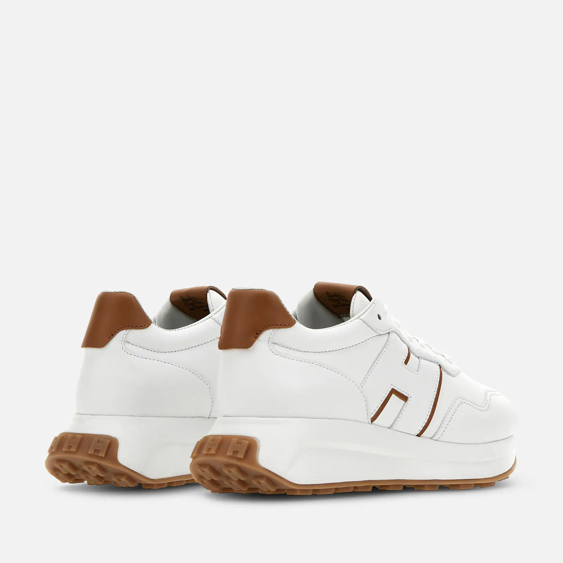 W H Patch Sneaker White Leather