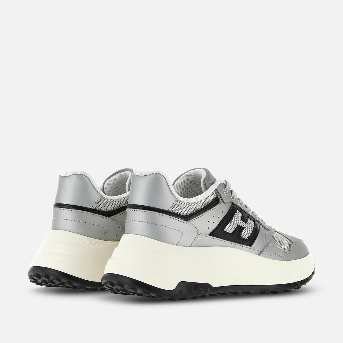 W Hyperlight Sneaker Silver Leather/Textile